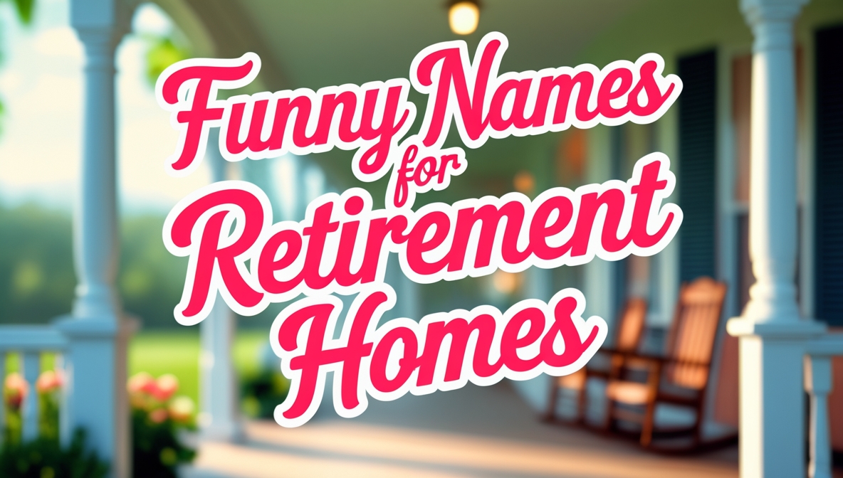 20 Funny Names for Retirement Homes With Meanings