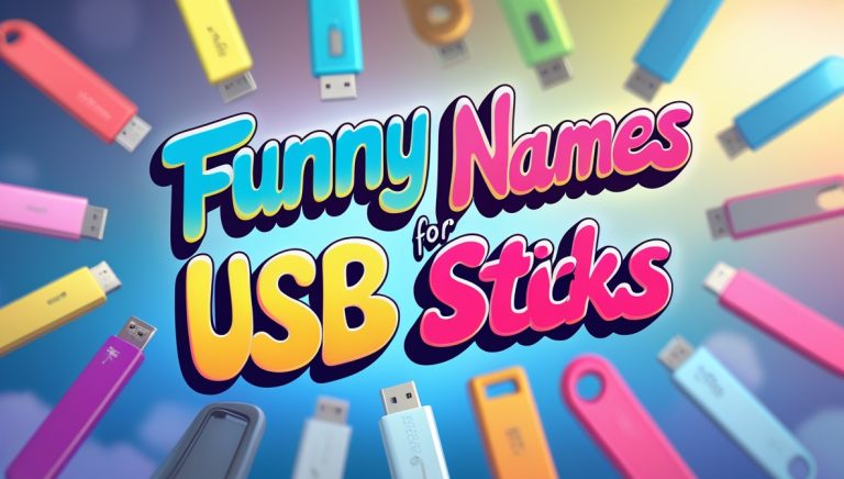 350+ Funny & Cool Names for USB Sticks