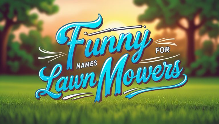 201+ Funny & Cool Names For Lawn Mowers [2025]