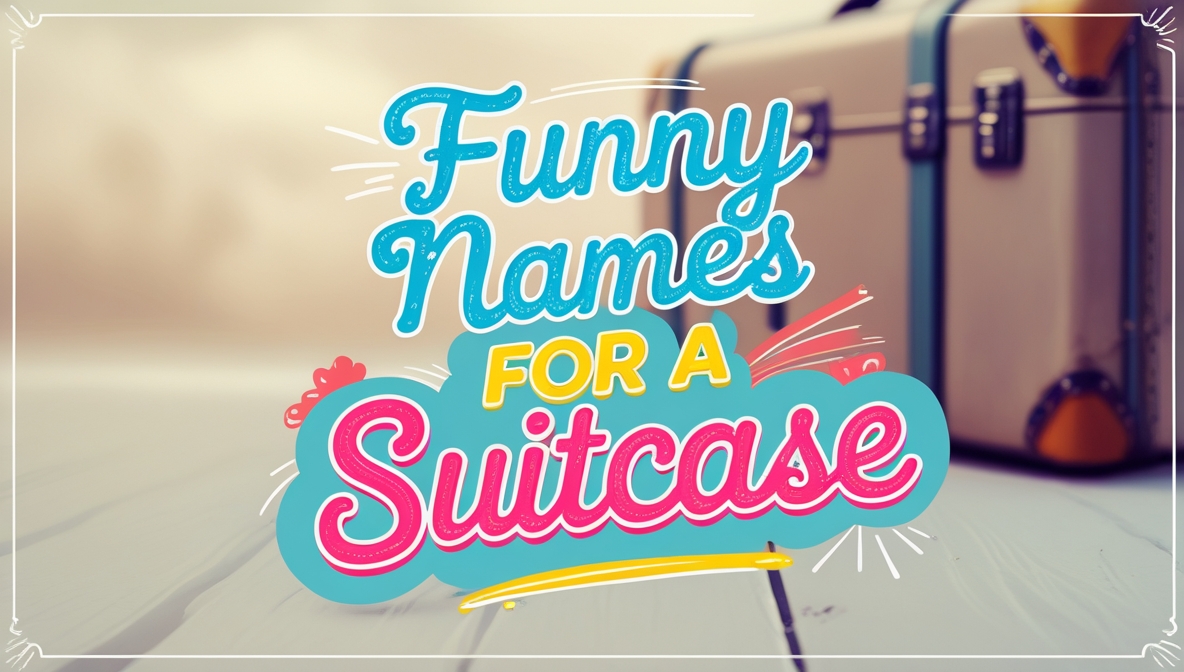 Trendy Funny Names for a Suitcase (With Meanings)