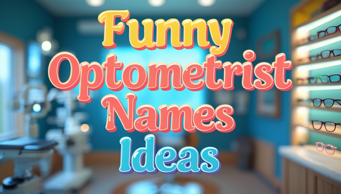Top 20 Funny Optometrist Names (With Meanings)