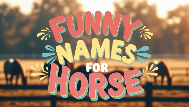 220+ Funny Names For Horse With Meanings [2025]