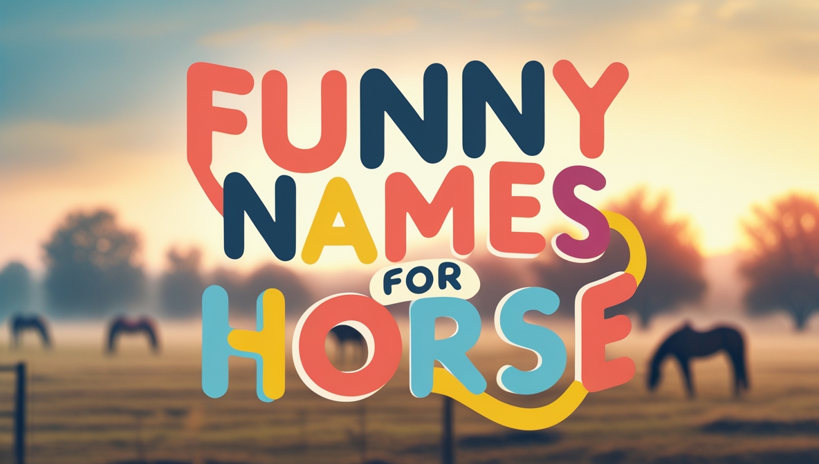 Top 20 Funny Names For Horse With Meanings