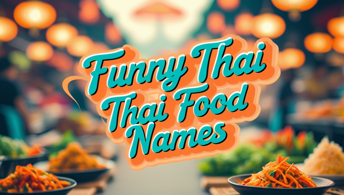 Funny Thai Food Names (With Meanings)