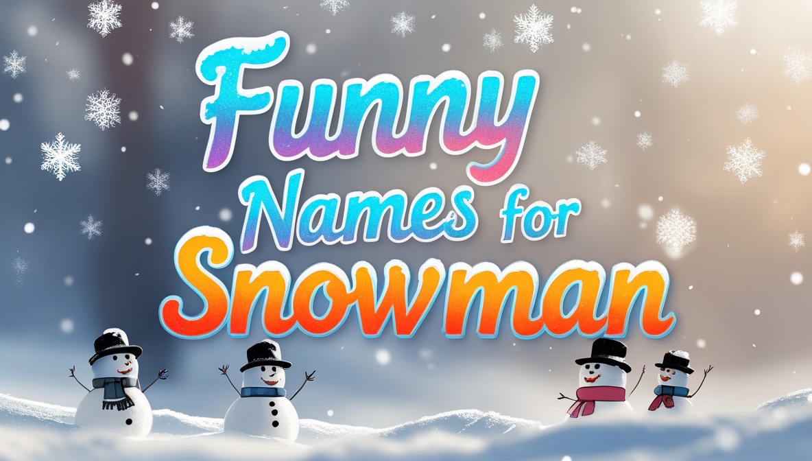 Funny Names For Snowman With Meanings