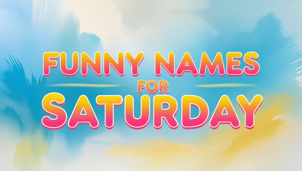 Top 20 Funny Names for Saturday (With Meanings)
