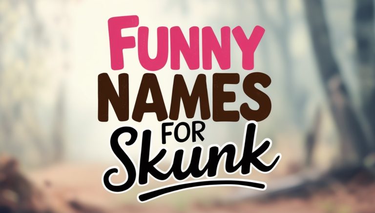 100+ Funny Names For Skunk With Meanings [2025]