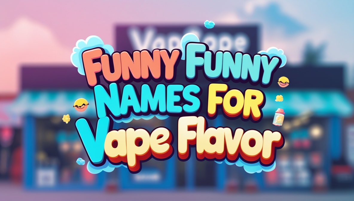 Funny and Unique Names for Vape Flavor