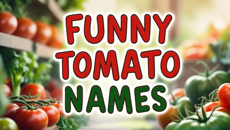 Creative & Funny Tomato Names