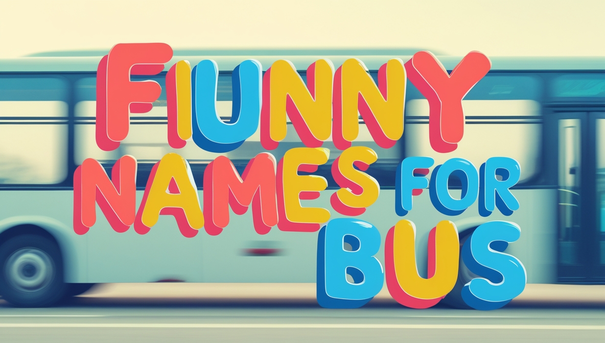 Trendy Funny Names For Bus with Meanings
