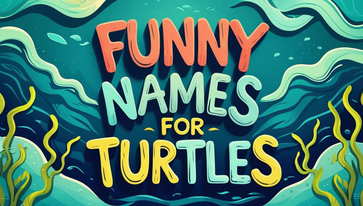 Top 20 Funny Names For Turtles With Meanings