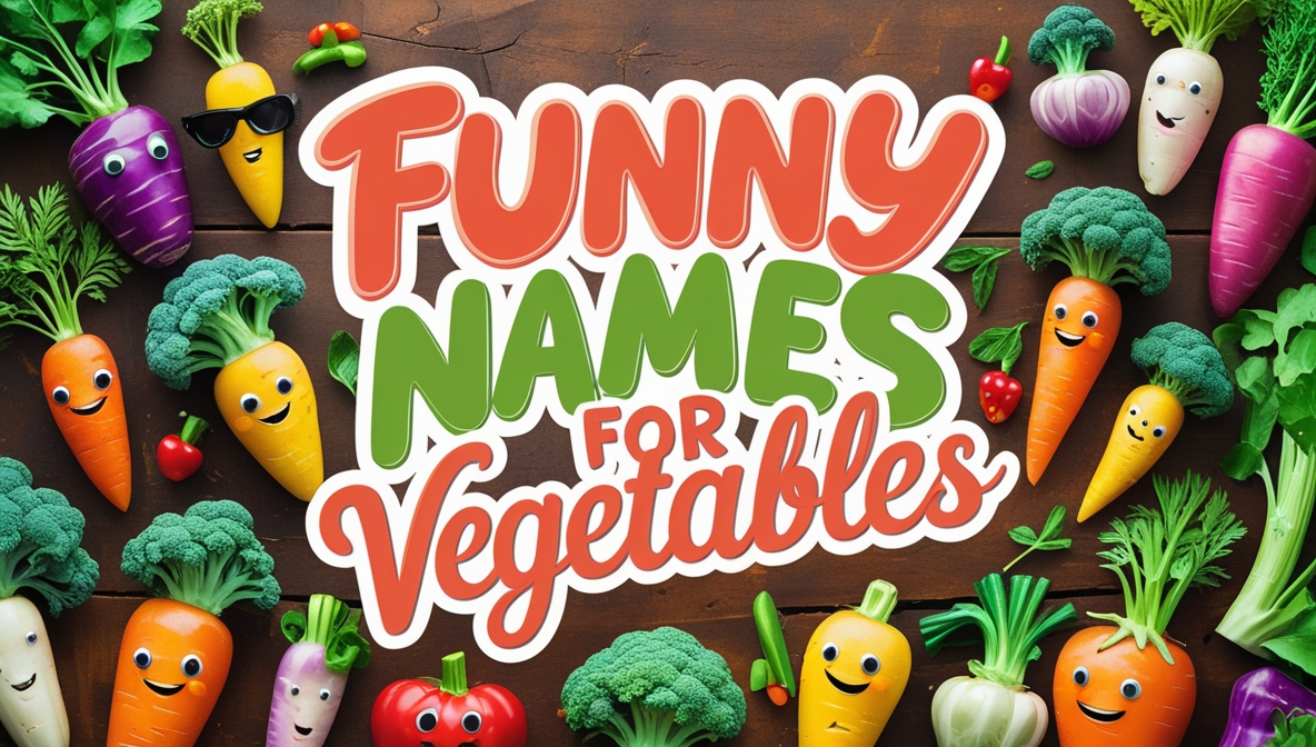 Top Funny Names for Vegetables" With Meanings