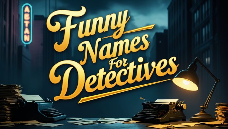 301+ Funny Names For Detectives With Meanings
