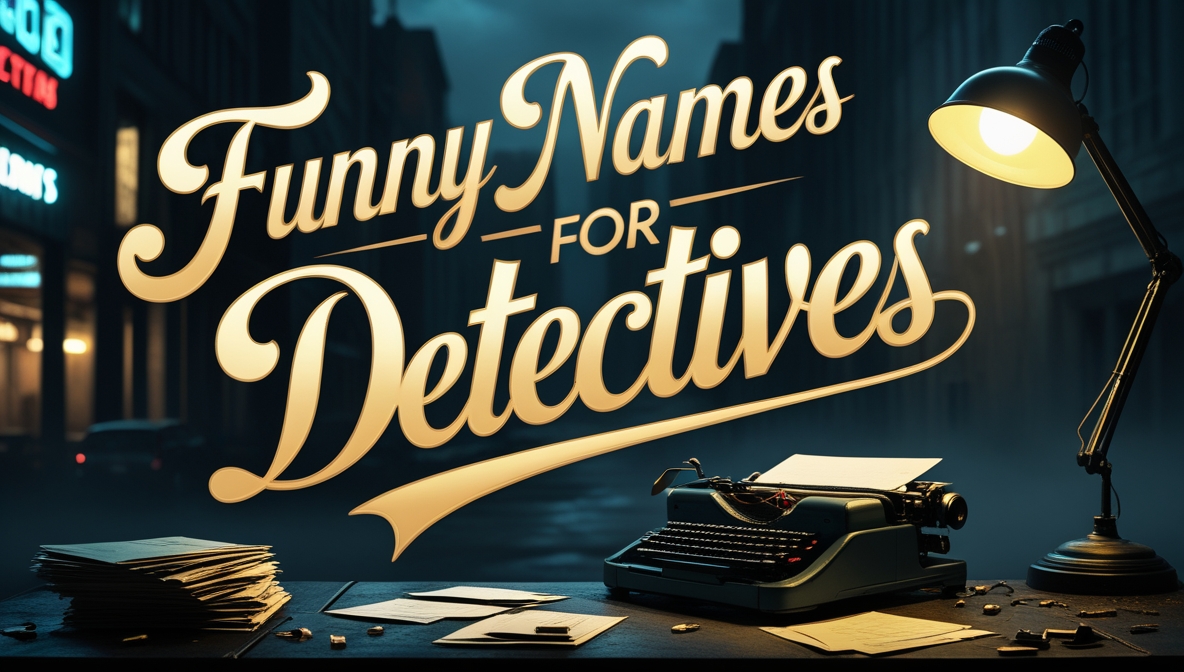 Funny Names For Detectives With Meanings