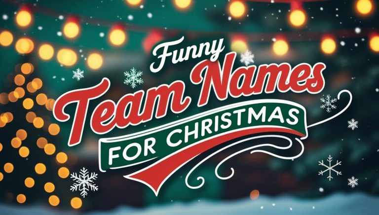 200+ Funny & Creative Team Names For Christmas