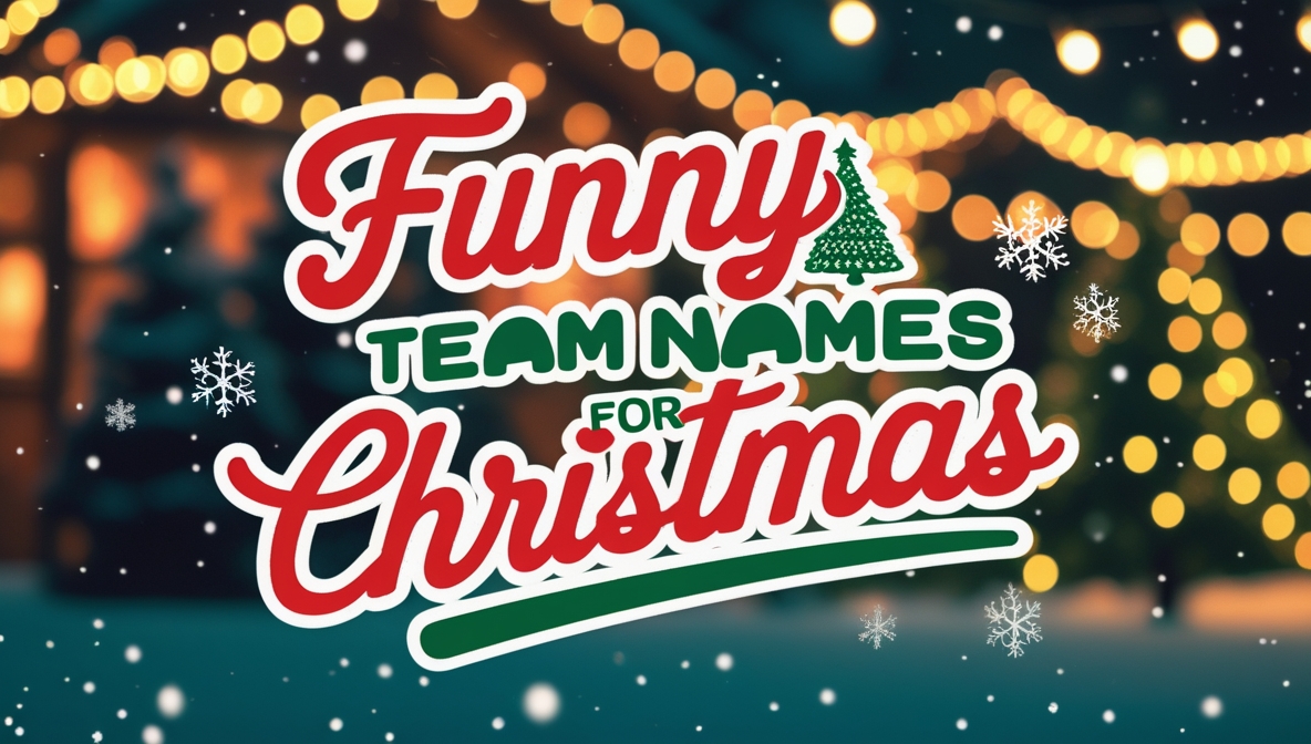 Top 20 Funny Team Names For Christmas With Meanings
