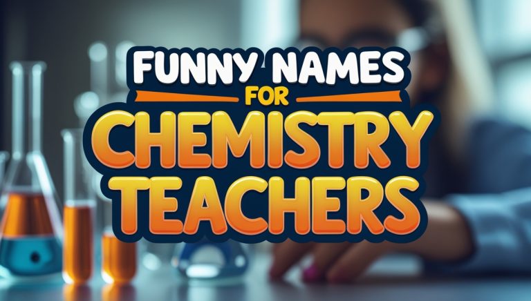 100+ Funny Names for Chemistry Teachers