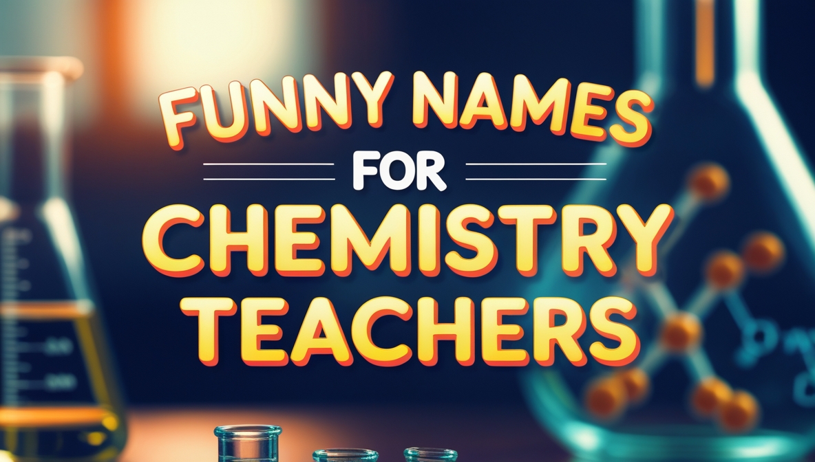 Funny Names for Chemistry Teachers (With Meanings)