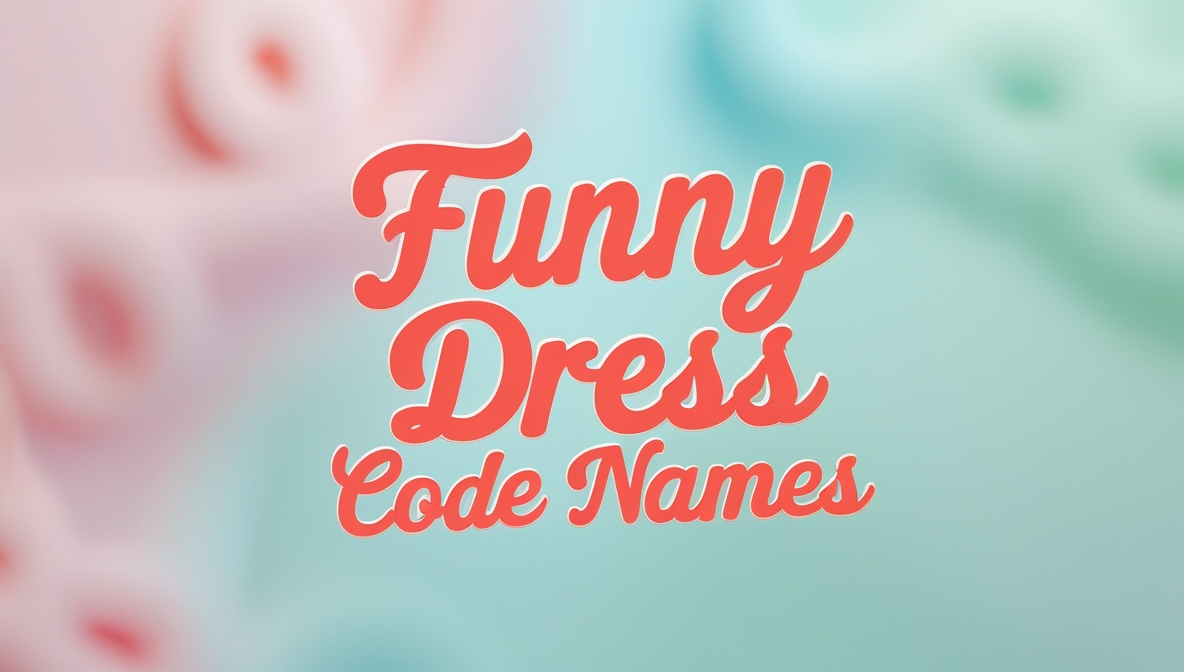 280+ Funny and Popular Dress Code Names