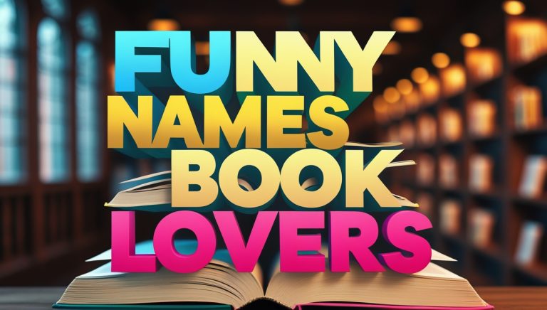 300+ Unique & Funny Names for Book Lovers
