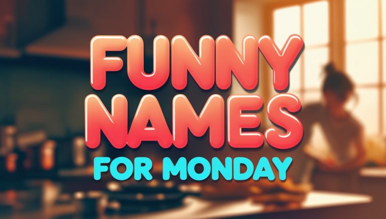 100+ Funny and Unique Names for Monday