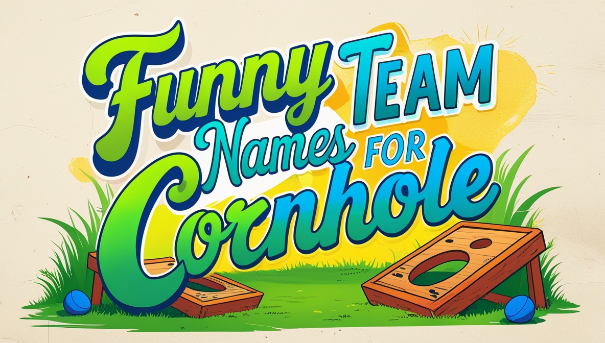 20 Funny Team Names for Cornhole with Meanings