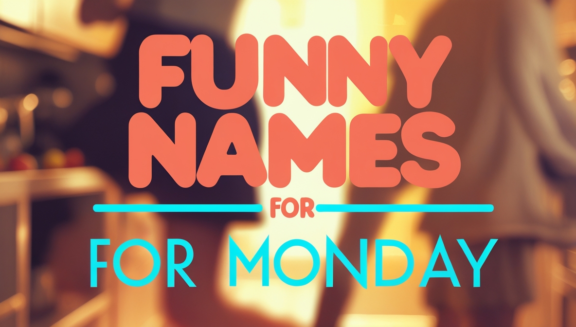 Top 20 Funny Names for Monday [With Meanings]