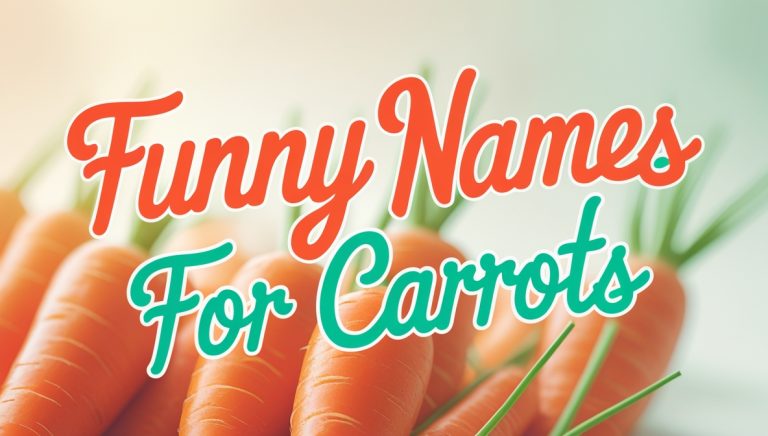 200+ Creative and Funny Names for Carrots