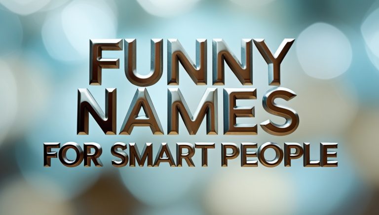 150+ Funny & Famous Names for Smart People
