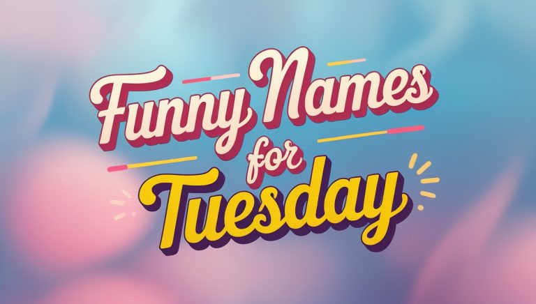150+ Funny and Cool Names for Tuesday