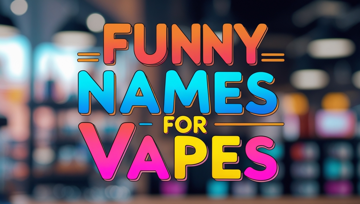 299+ Funny Names For Vapes With Meanings [2025]
