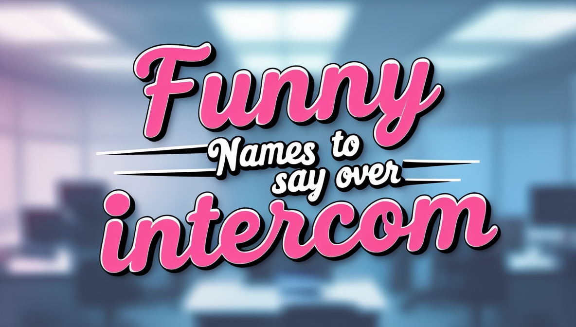 Funny Names to Say Over Intercom (With Meanings)