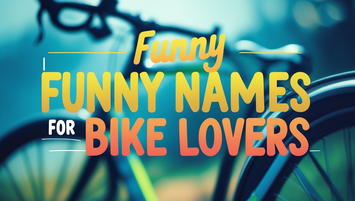 Top 20 Funny Names for Bike Lovers (With Meanings)