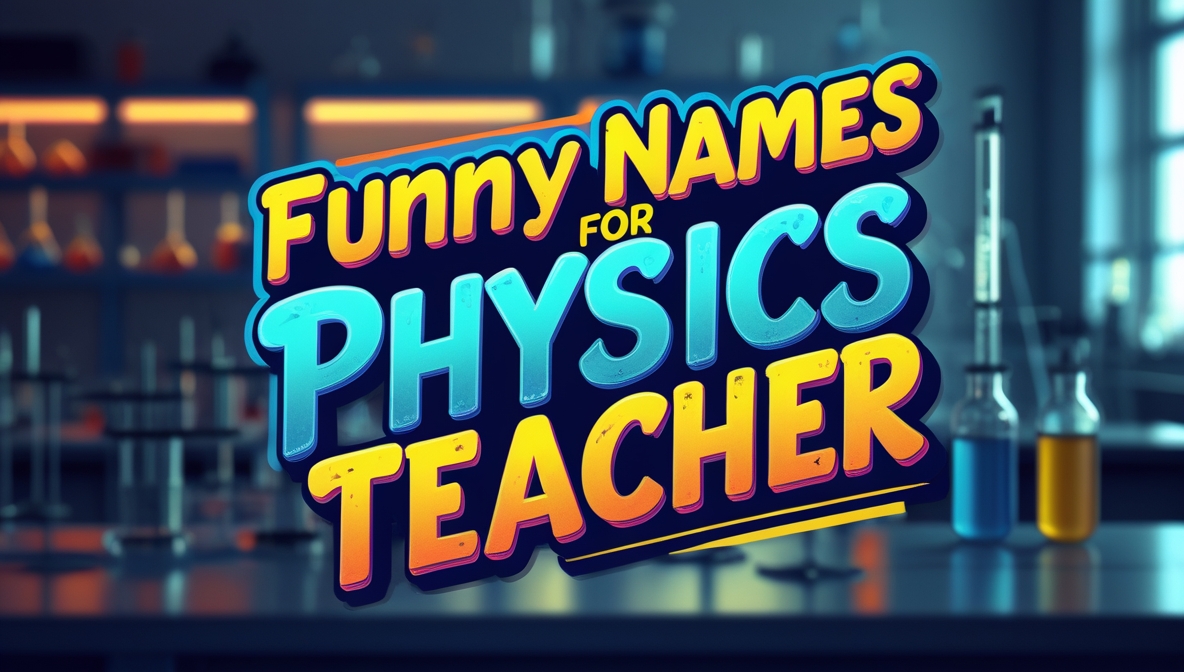 Top 20 Funny Names for Physics Teacher (With Meanings)