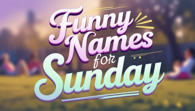 200+ Creative & Funny Names for Sunday