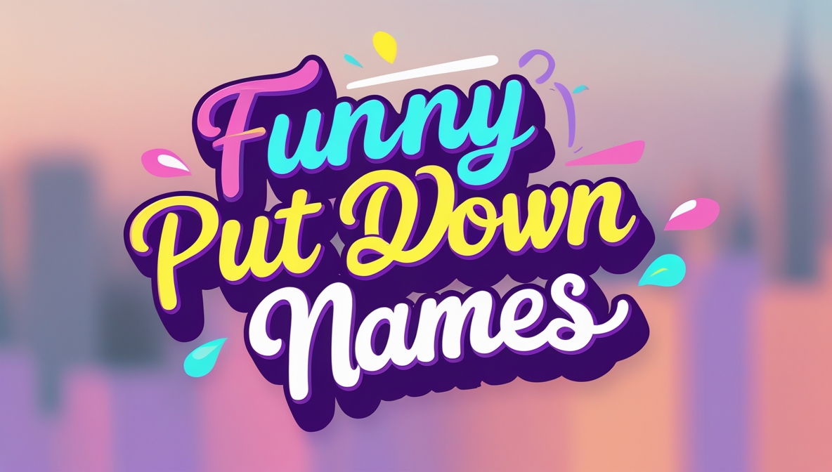 Top 20 Funny Put Down Names (With Meanings)