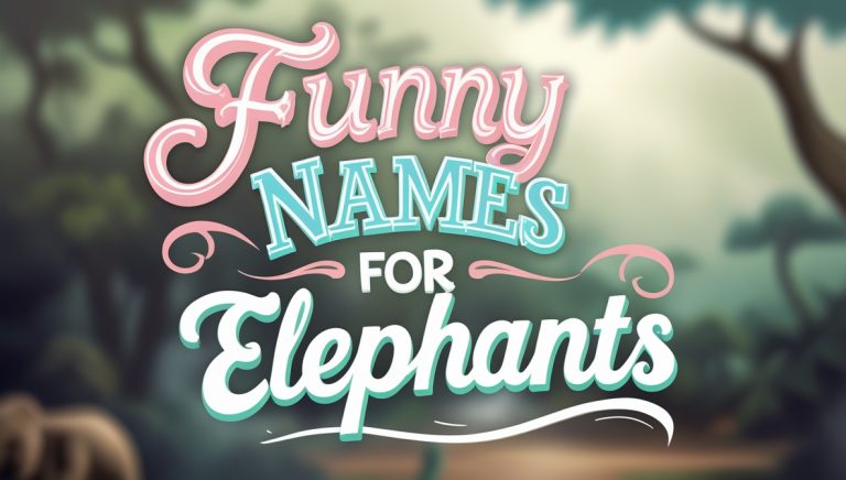 300+ Funny Names For Elephants With Meanings