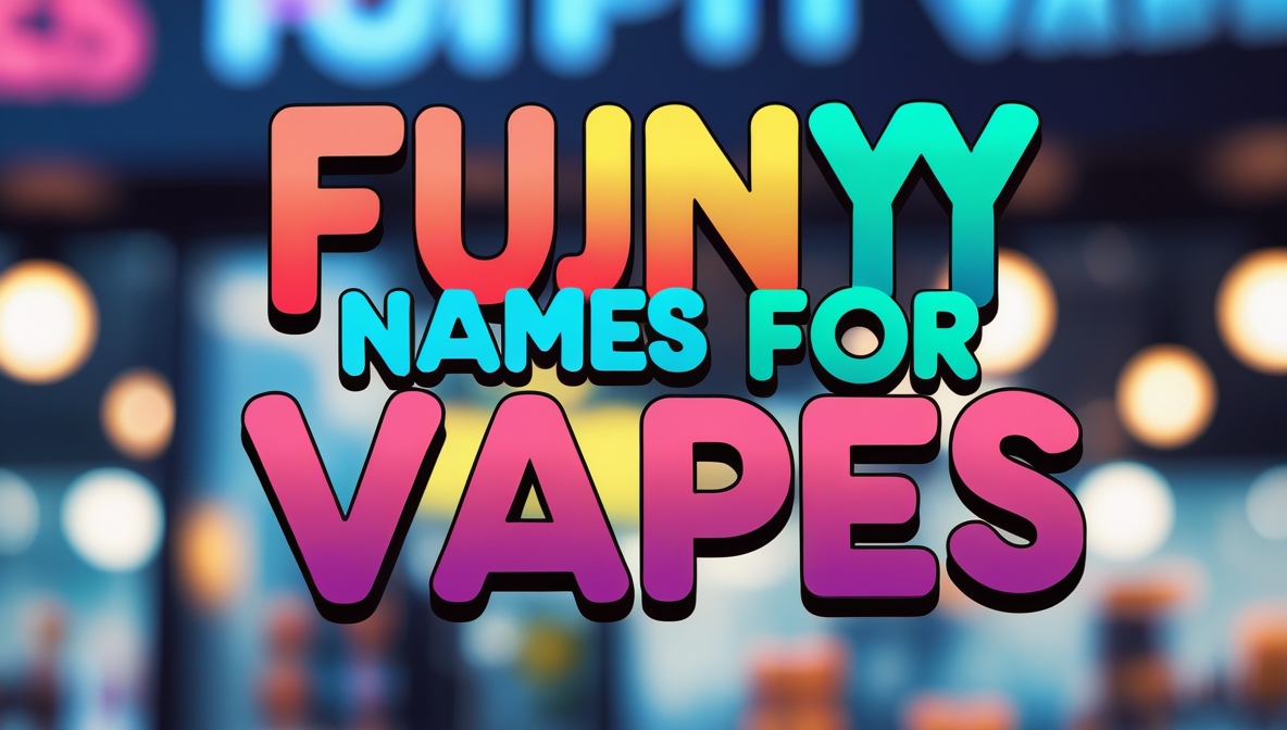 Top 20 Funny Names For Vapes With Meanings