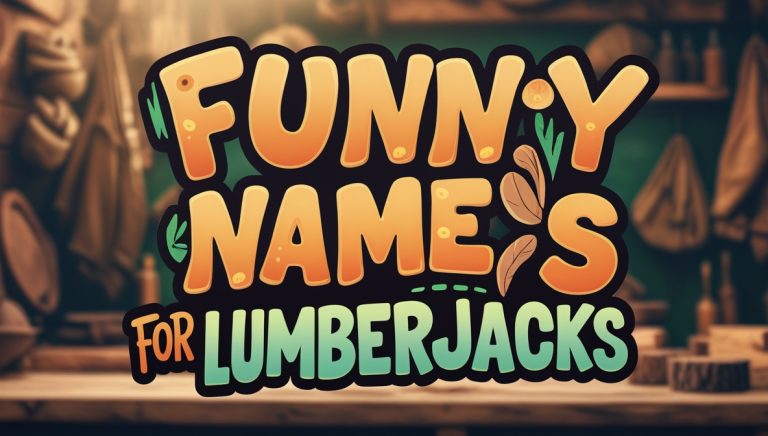300+ Trendy Funny Names for Lumberjacks