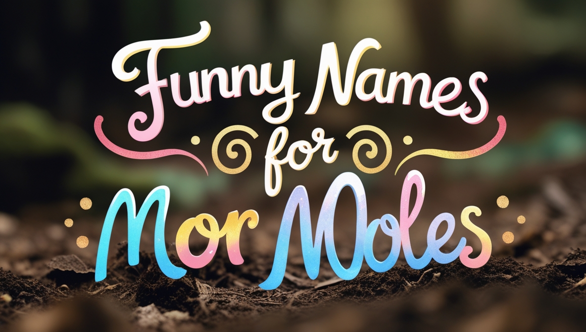 Funny Mole Names for Your Furry Friend