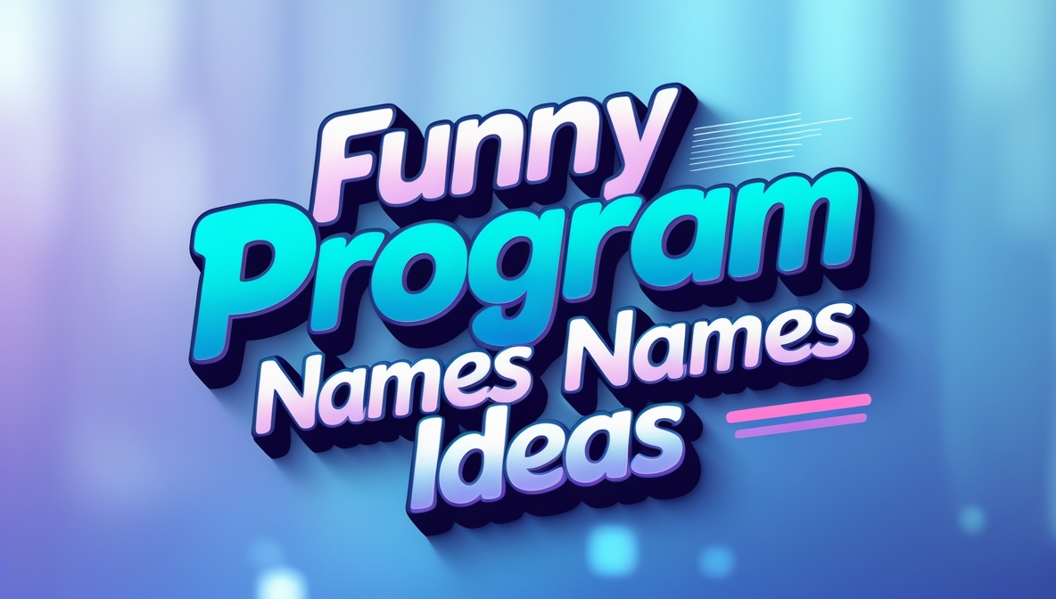 Top 20 Funny Program Names [With Meanings]