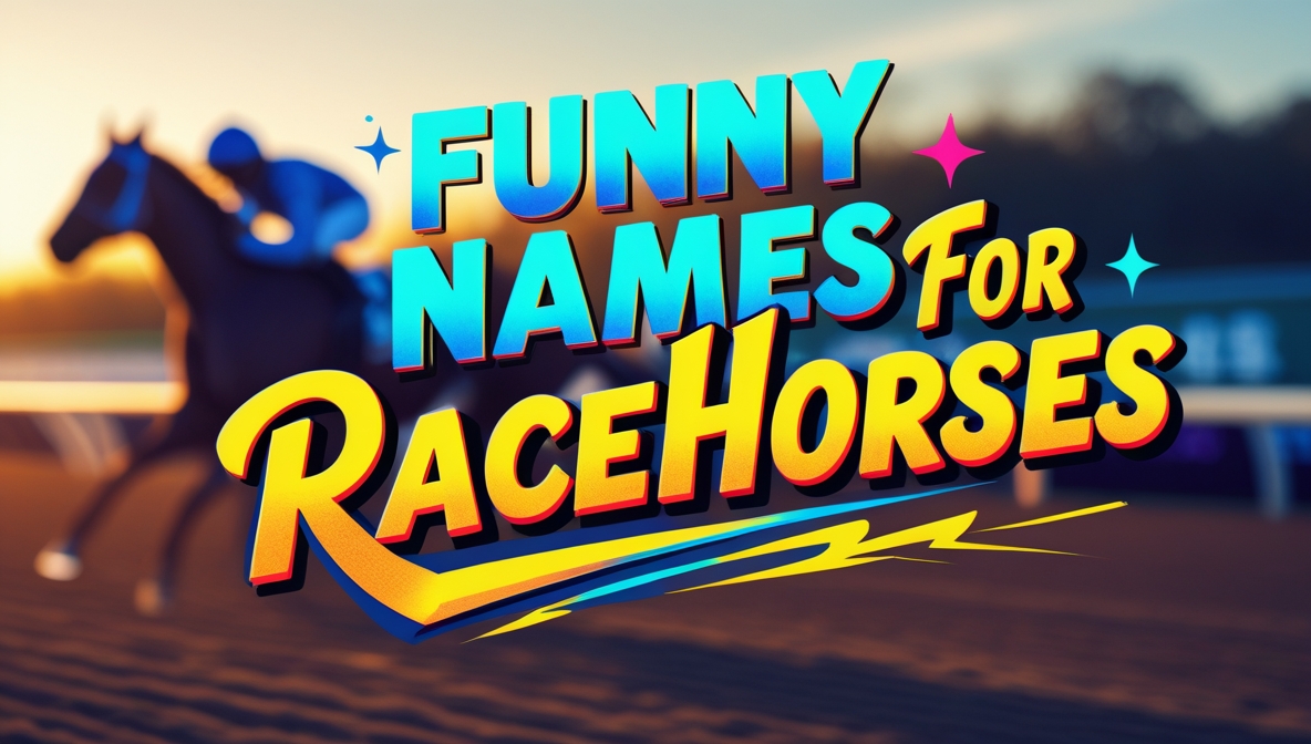 210+ Funny Names For Racehorses With Meanings