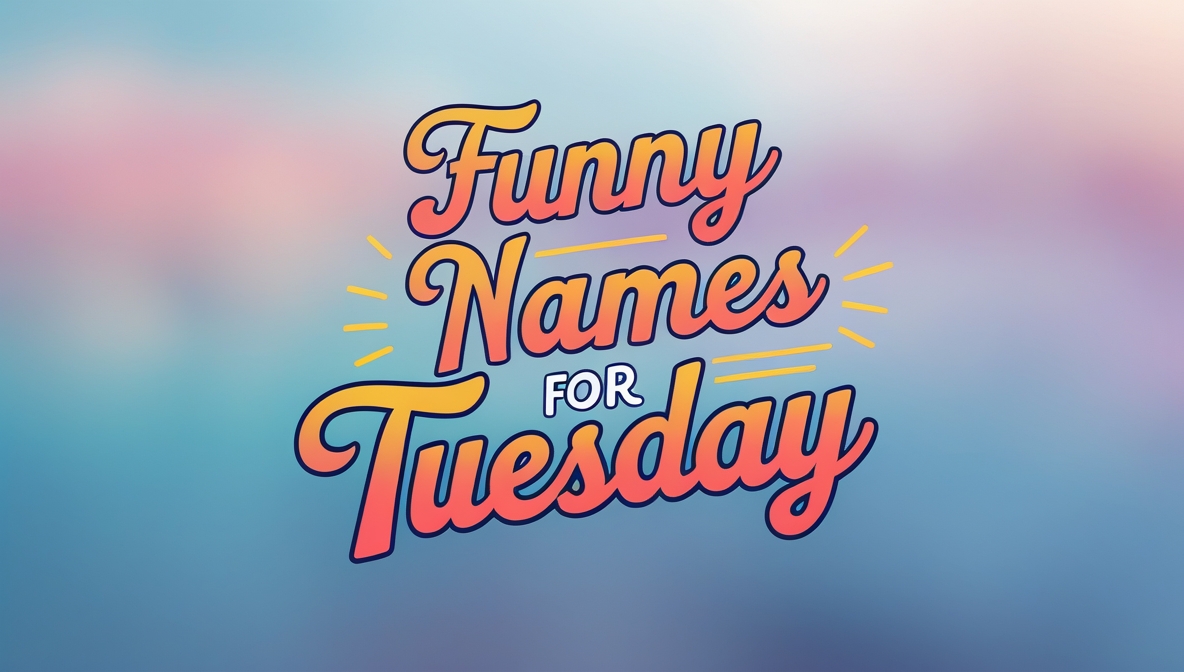Top 20 Funny Names for Tuesday [With Meanings]