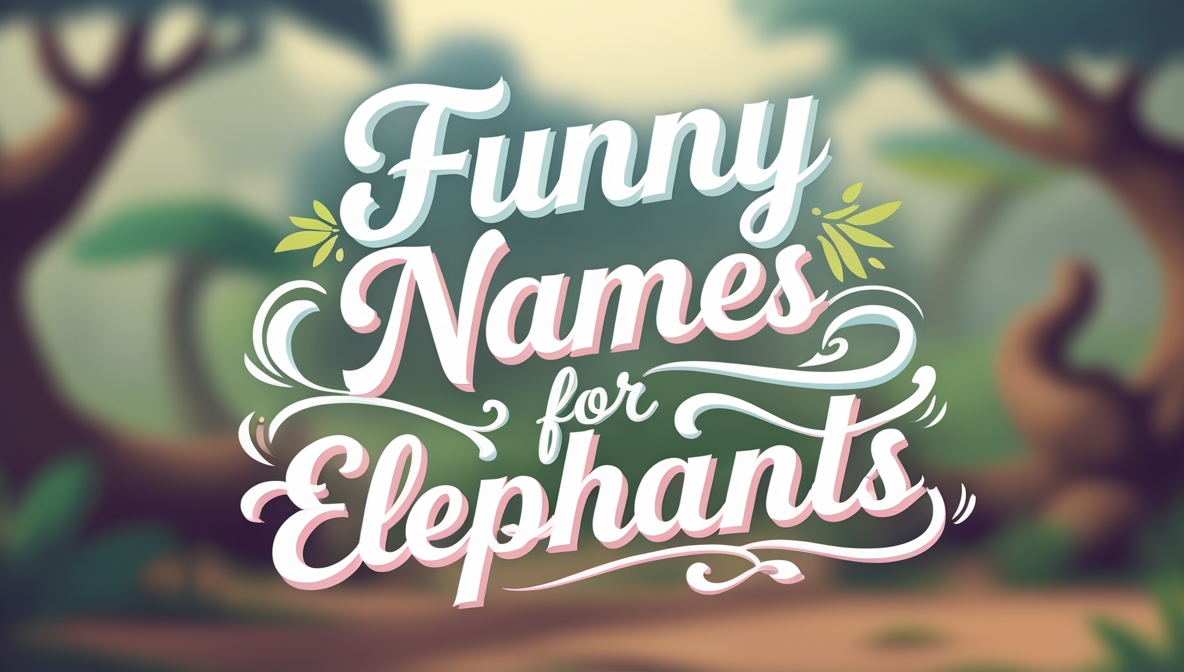 Funny Names for Elephants with Meanings