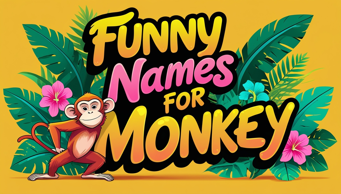201+ Funny Names For Monkey With Meanings [2025]