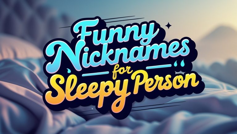 201+ Funny & Creative Nicknames for Sleepy Person