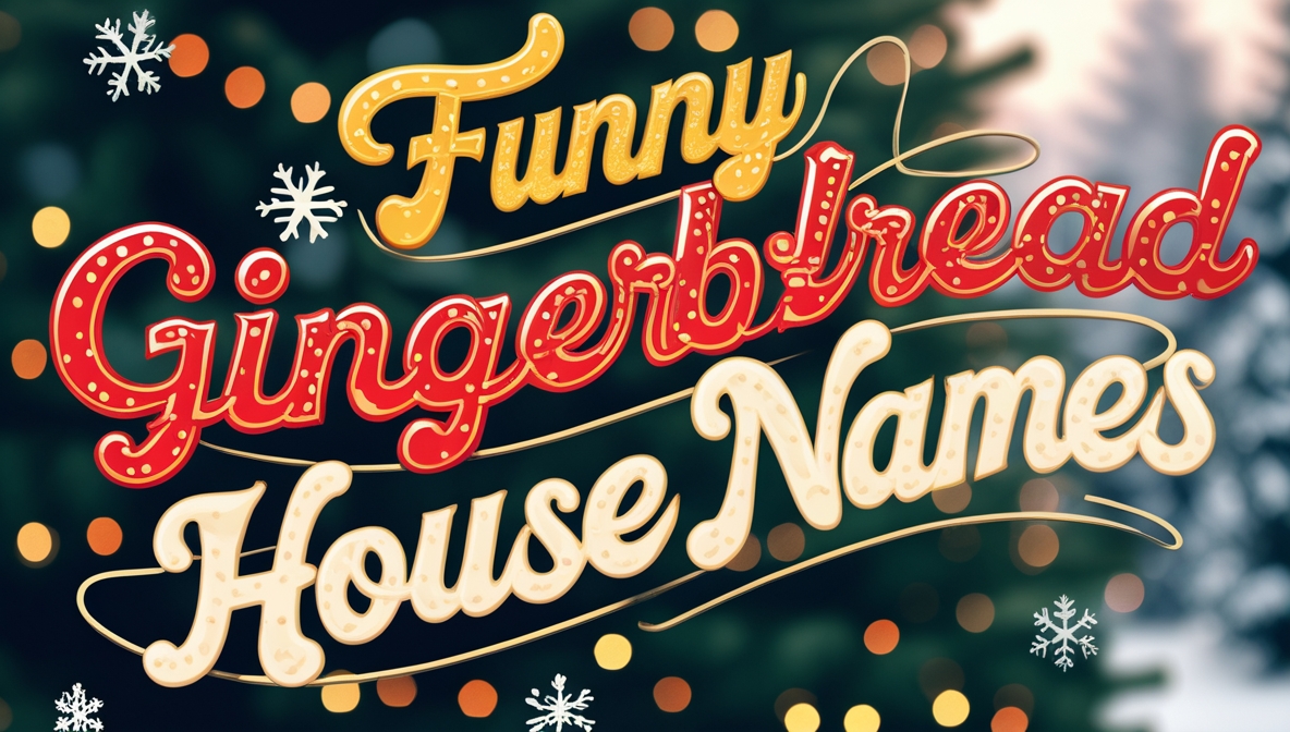 Funny Gingerbread House Names (With Meanings)