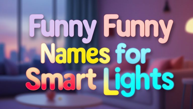 201+ Unique and Funny Names for Smart Lights