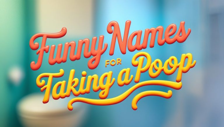 260+ Hilarious Funny Names for Taking a Poop
