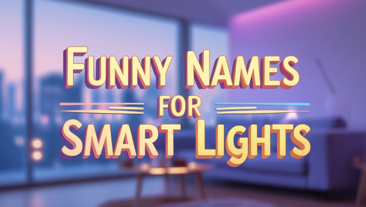 Best Funny Names for Smart Lights (With Meanings)